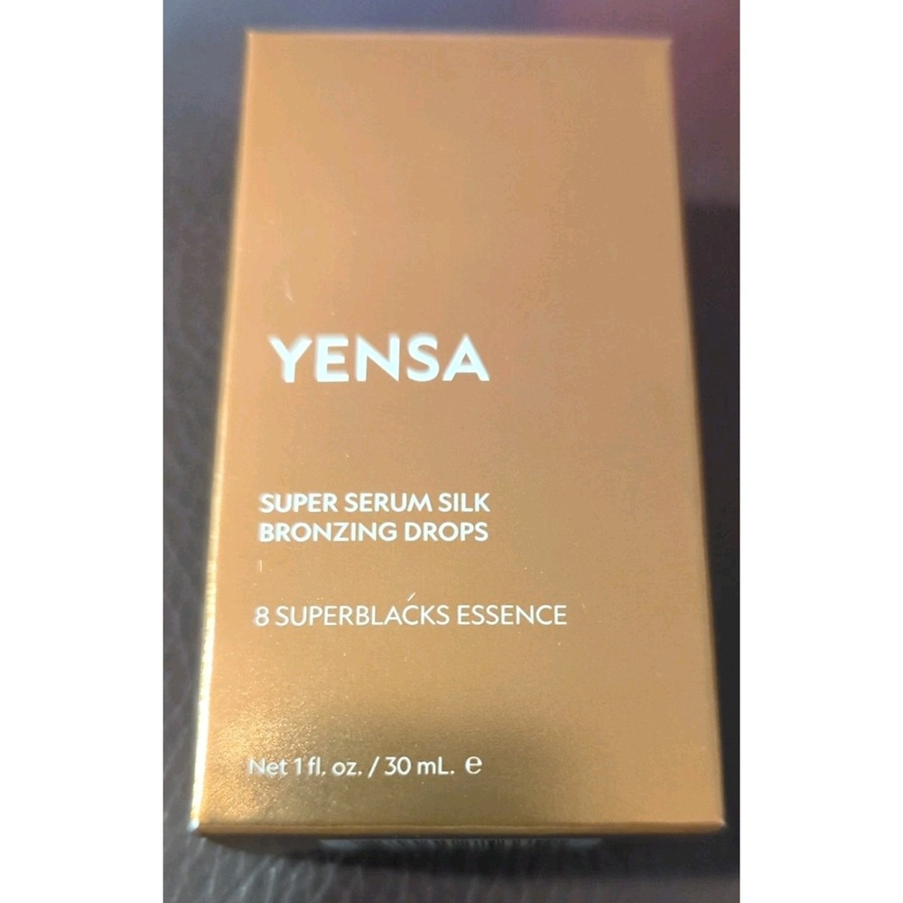 Yensa Super Serum Silk‎ Bronzing Drops 8 SuperBlacks Essence 1 Fl Oz